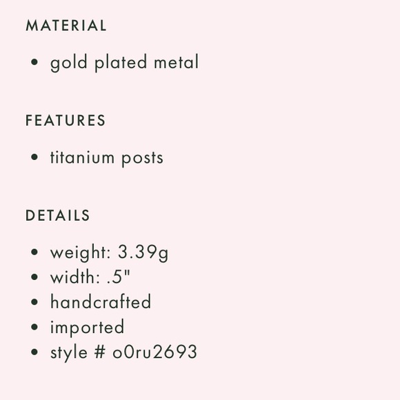 Kate Spade ♠️ NWT Gold Bow Stud Earrings - Picture 5 of 5